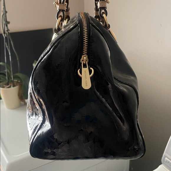 Michael Kors Black and Brown Satchel - Picture 5 of 12